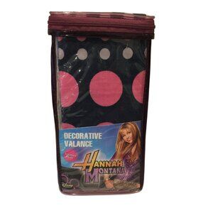 Hannah Montana Big Circle Decorative Valance New Old Stock 84" x 15"